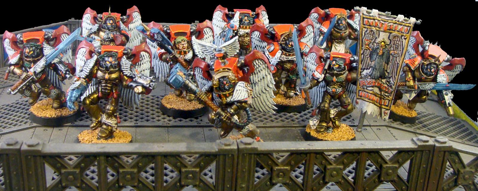 Blood Angels, Jump Pack, Sanguinary Guard, Space Marines, Warhammer ...